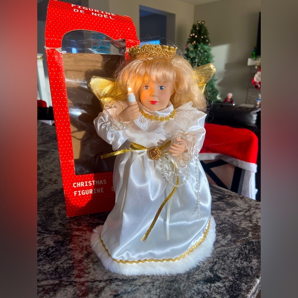 Christmas Angel animatronic light up , musical figure